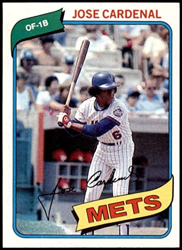 1980 Topps # 512 Хосе Cardenal Ню Йорк Метс (Бейзболна картичка), Ню Йорк Метс/MT Метс