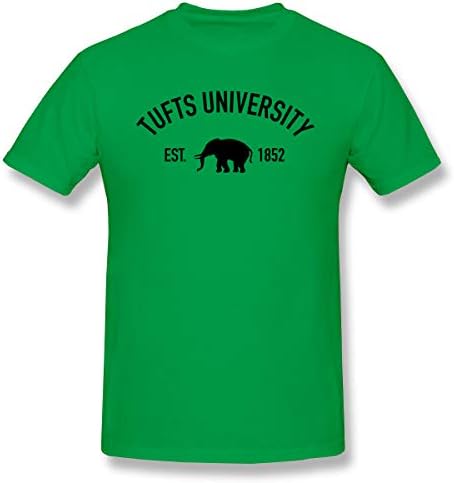 Мъжки t-shirt WJGNAA от Университета Тъфтс, основана през 1852 г., с Къс ръкав и кръгло деколте