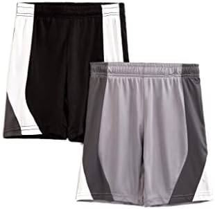 Спортни къси панталони за момчета Комплект от 2-Те баскетболни шорти Dry Fit за момчета, Спортен Кратък Комплект