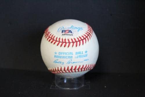 Хармън Киллебрю Подписа Бейзболен Автограф Auto PSA/DNA AM48525 - Бейзболни топки с Автографи