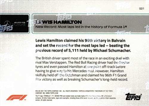 Формула 1 2021 F1 Сега оглавява състезателна карта № 1 Люис Хамилтън - Поставя Нов рекорд