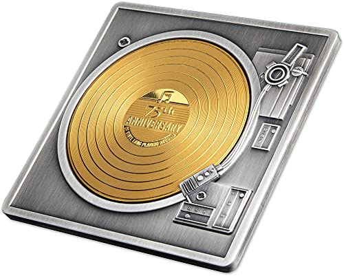 2023 DE Модерна Айде Vinyl плоча PowerCoin 3 Грама Сребърна монета 5 $ Барбадос 2023 Антични Гарнитури