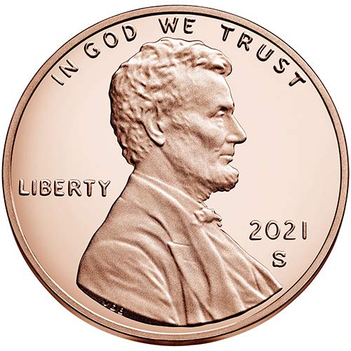 Монетен двор на САЩ, без да се прибягва Lincoln Shield Cent Choice проба от 2021 г.