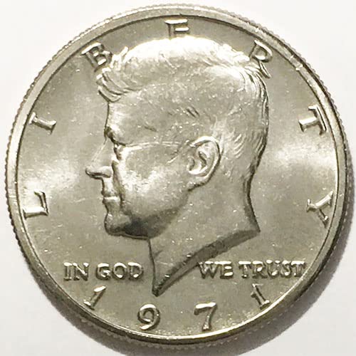 1971 P BU Kennedy Избор в полдоллара на монетния двор на САЩ, Без да се прибягва