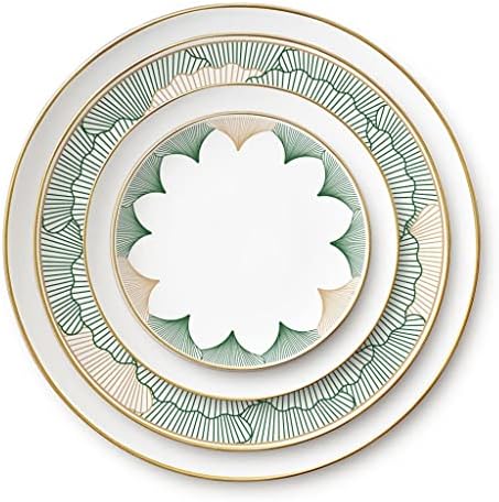 Керамична чиния TIZHONG, Креативна Проста Западна чиния Чиния пържола, Домакински съдове, прибори (Цвят: A,