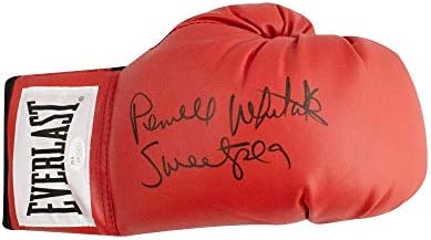 Светът бокс Ръкавица Sweetpea с Автограф Пернелла Уитакера - COA JSA