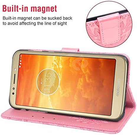 Калъф за мобилен телефон Motorola Moto E5/G6 Play/MotoG6 Forge Чантата с Предпазно фолио от Закалено Стъкло,