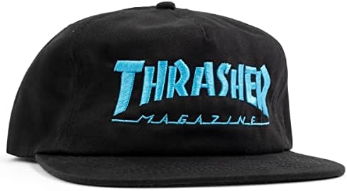 Бейзболна шапка с логото на Thrasher Mag, Черен / Син, Един размер