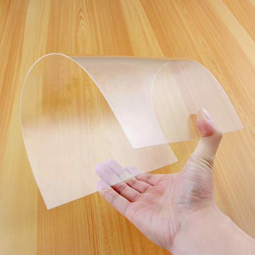 YSTIME 8 x 12 Прозрачен Акрилен лист от Плексиглас Пластмасов Лист за Diy Прозрачна Акрилна бяла дъска със Защитно
