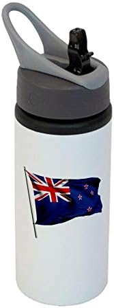 Спортна бутилка ExpressItBest 22 грама - Флаг Нова Зеландия (Zealander) - Изобилие от възможности