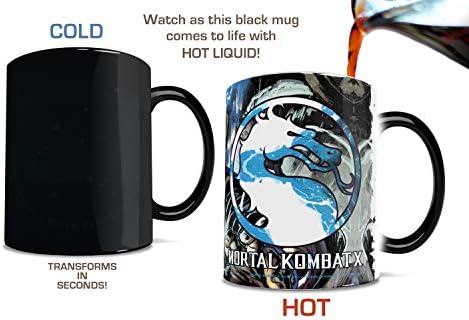 Променя формата на Чаши Mortal Kombat X - Lord Raiden - Една Термочувствительная керамична чаша с обем 11 грама,
