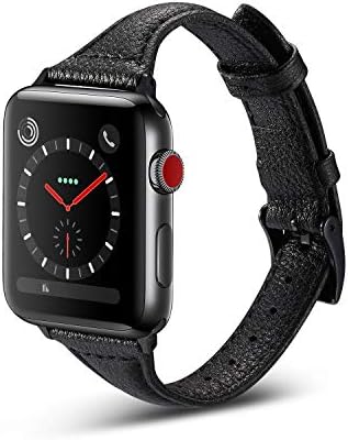 DaGeLon е Съвместим с кожена каишка на Apple Watch 44 мм Series, 5 Series 4 42 мм Series 3 2 1, Елегантен и