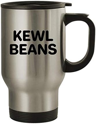 Molandra Products Kewl Beans - Пътна Чаша от Неръждаема Стомана за 14 грама, Сребриста