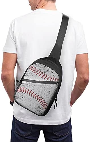 Реколта Бейзболна Чанта През Рамо С Вериги, Раница-Прашка, Сгъваема Чанта през Гърдите, Странична Чанта за Мъже