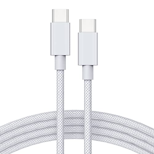 USB кабел C-USB C 6,6 фута 60 W, кабел за бързо зареждане USBC Type C за MacBook Pro, Mac Air, iPad Pro 12,9