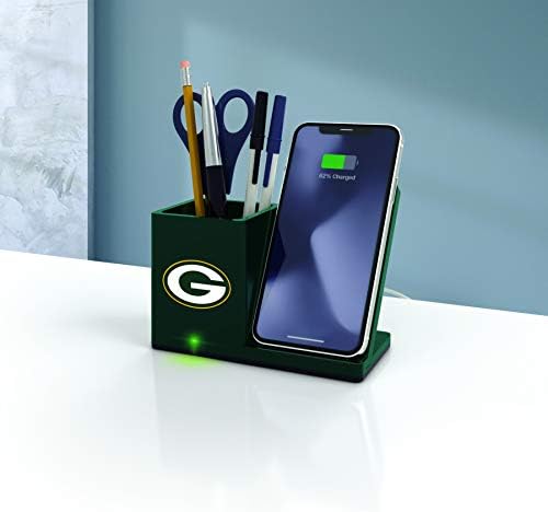 Безжично Зарядно устройство от скочат NFL и Органайзер за вашия desktop