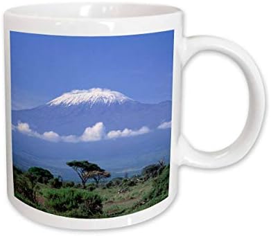 3. Африка, Танзания, изглед към планината Килиманджаро и Зебра - Гавриэль Джекан, Керамична чаша, 11 грама