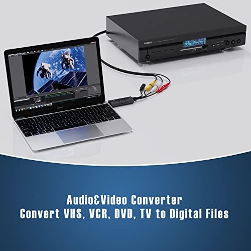 Устройство за Видеозапис USB, Конвертор Видео RCA, USB, Карта, заснемане на видео VHS/Mini DV/видео/Hi8/DVD