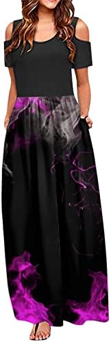Дамско Модно Пролетно-Лятна рокля TREBIN с кръгло деколте и дълги бретельками, Универсално Празнична рокля с