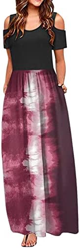 Дамско Модно Пролетно-Лятна рокля TREBIN с кръгло деколте и дълги бретельками, Универсално Празнична рокля с