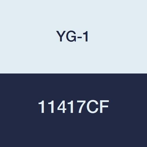 Двойна бележка fresa YG-1 11417CF HSSCo8, 2 Канала, Нормална дължина, TiAlN покритие-Futura, Дължина 5/7/8,