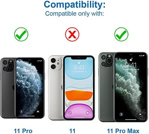 Подмяна на стъклен обектив на задната камера MMOBIEL е Съвместим с iPhone 11 Pro/ 11 Pro Max 2019 - Вкл. Двупосочен
