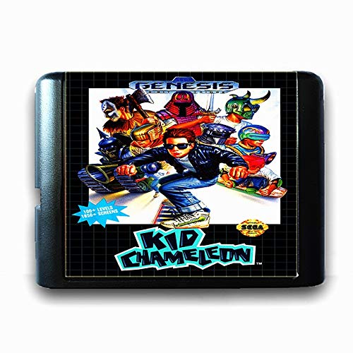 Lksya Kid Chameleon за 16-bit игри карти Sega MD за Mega Drive за игралната конзола Genesis PAL, USA JAP (обвивка
