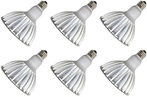 (6 крушки) GE 20109 LED PAR38 праволинеен фокус led лампа, 3000 Лумена, 32 W, топло бяла на цвят 3000 До точка