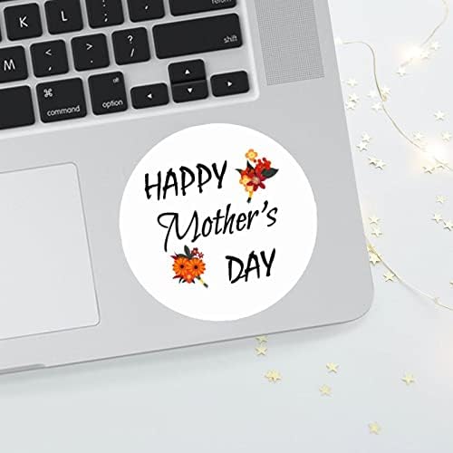 Yelolyio Розова Стикер Мамино сърце, Подарък за Деня на майката, Стикер на Колата Стикер за Лаптоп, Стикер на