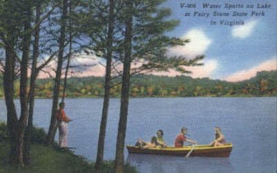 Държавен парк Фейри Стоун, Вирджиния Картичка