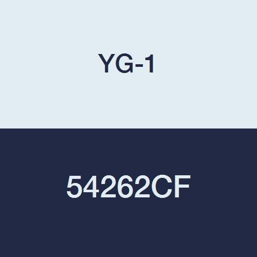 Бележка fresa YG-1 54262CF HSSCo8, 4 Канала, Дребничка, с цилиндрична форма, Двойна, TiAlN Покритие-Futura,
