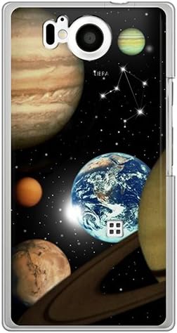 CaseMarket SoftBank AQUOS Phone Xx (106SH) Прозрачен Твърд калъф от поликарбонат [Космическа планета Черно Съзвездие
