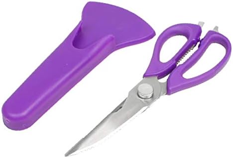 X-DREE Home Лилави Пластмасови Ножица И нож за Изрязване, Преносими Ножици за рязане (Inicio Morado Plástico