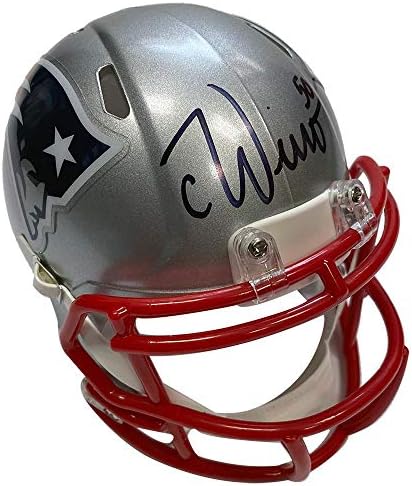 Скорост на мини-шлем с автограф Chase Уиновича - Мини-Каски NFL С автограф