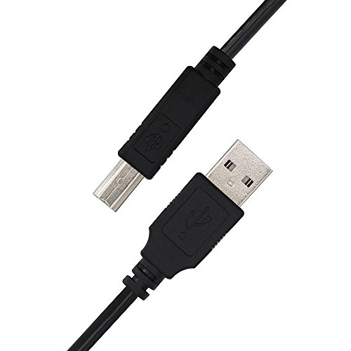USB кабел за принтер 5 фута, NEORTX 1.5 метра USB кабел за принтер 2.0 на Кабел тип A от мъжете на мъжа B Кабел