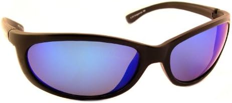 Слънчеви очила Sea Нападателят Bridgetender с Поляризация, Черна Дограма, Сини Огледални лещи