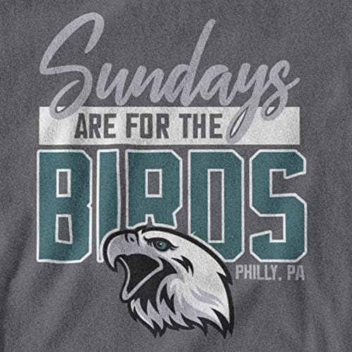 SUNDAYS ARE for The Birds, класическа тениска за възрастни Унисекс в ретро стил, впитывающая влагата Dri-Power,