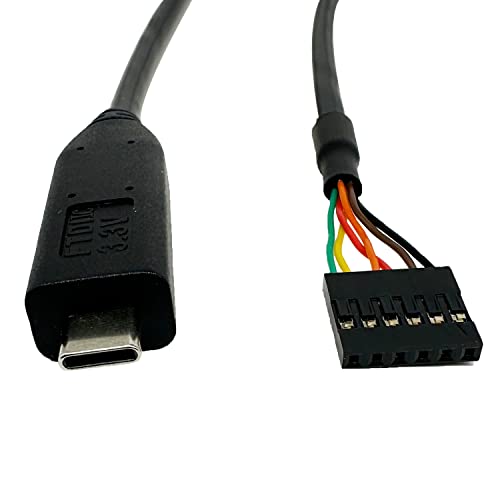 Сериен кабел Teykst FTDI USB C-3,3 UART TTL, 6-лентов Конектор 0,1 Със стъпка 2.54 мм, 6 фута