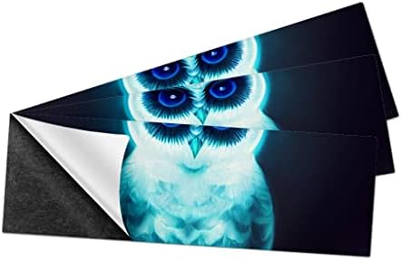 Магнитен Стикер На Бронята Night Owl - Красива Художествена Стикер На Бронята - Печатна Стикер на Бронята