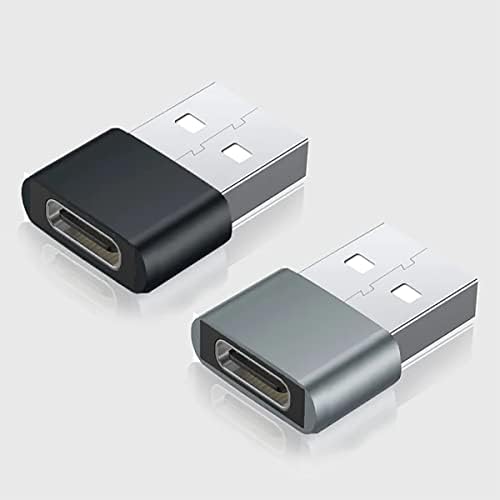 Бърз USB адаптер-C за свързване към USB порт, съвместим с модели Dell XPS 13 2021 за зарядни устройства, устройства