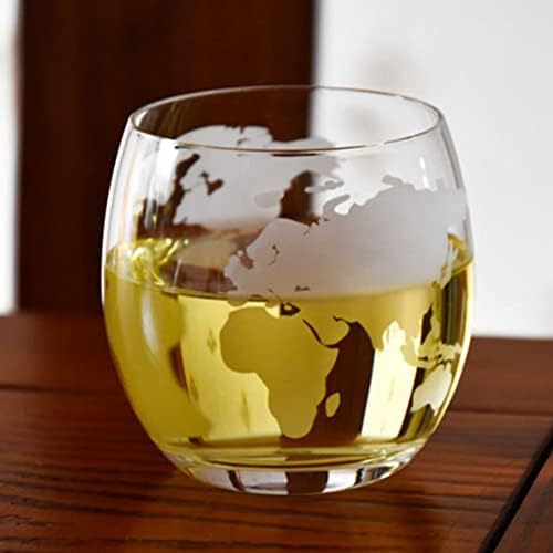 Angoily 2 бр. Глобус Чаши за Уиски Новост Чаши за Напитки, Ром, Камъни, Стъкло Прозрачно Стъкло Коктейлни Чаши