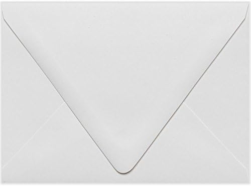 Пликове за покани с контурным капак LUXPaper A6 | 4 3/4 x 6 1/2 | Бял | 80 килограма. Текст | нов дизайн