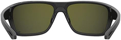 Мъжки Военни Правоъгълни Слънчеви очила Under Armour, Поляризирани, Матово-Черни, 65 мм, 16 мм