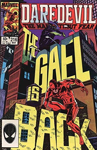 Daredevil #216 VF / NM ; Комиксите на Marvel | Дани о ' Нийл