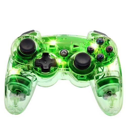 Безжичен контролер зарево, зелено - PlayStation 3