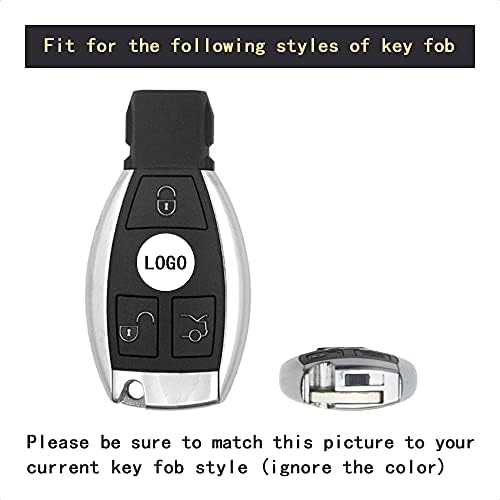 Калъф TANGSEN Smart Key Fob Съвместими с Mercedes Benz A B C CLA CLS, E G GL GLA GLC GLE GLK GLS SL SLC SLK