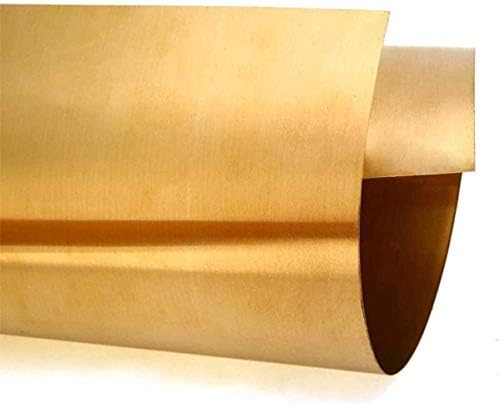 Месинг лист HUILUN Латунная метална Тонколистовая фолио табела высокопрочные месингови плочи (Размер: 0.15mmx200mmx500mm)
