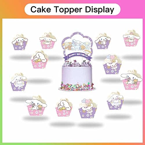 Цинна Roll Вечерни Аксесоари за Декорация Topper за Тортата за рождения Ден на Банер Декор на Фона Балони