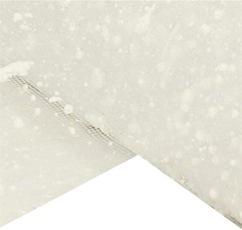 Лентата е от полимер мрежа Snow Deco - 10 x 10 ярда (бяла)