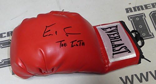 Светът бокс ръкавица Евърласт с автограф Эррола Спенса по-млад от ляво на PSA/DNA COA Autograph Champion - боксови